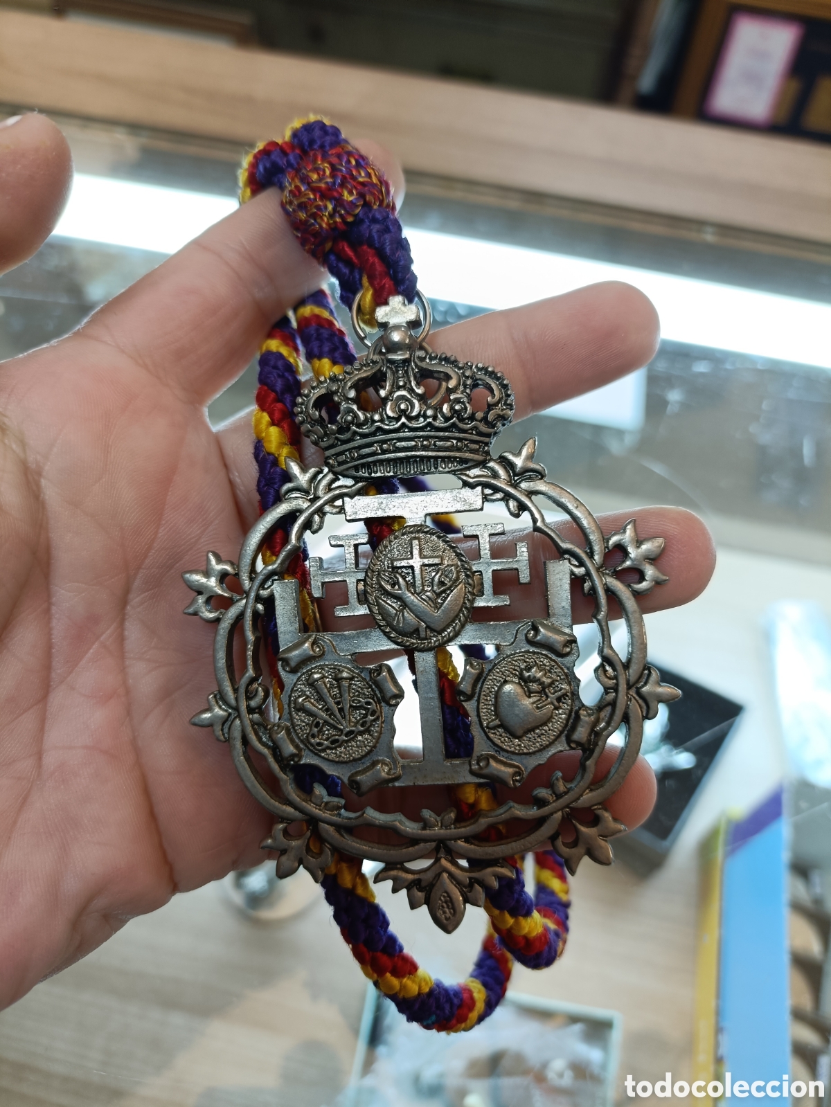 Antig&uuml;edades: MEDALLA RELIGIOSA COFRAD&Iacute;A - Foto 4