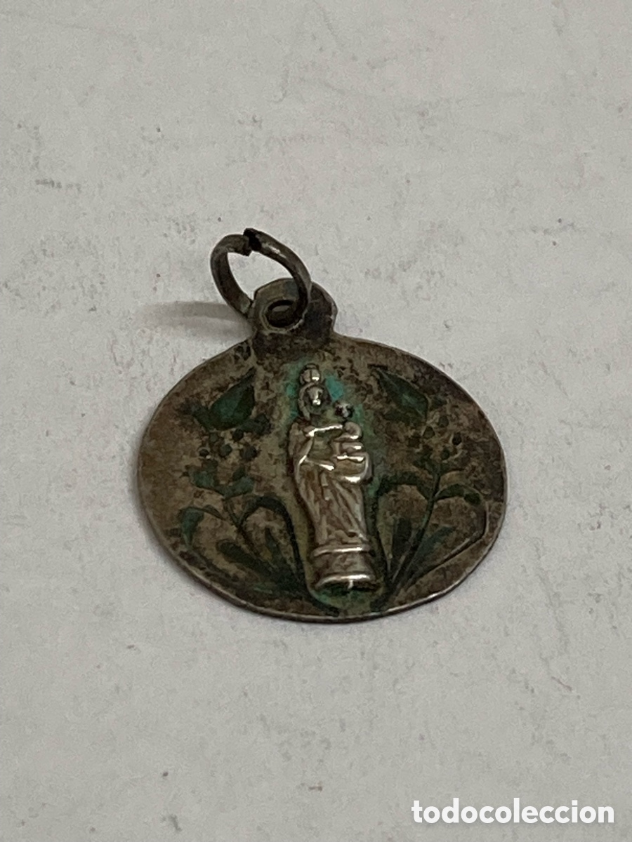 Antig&uuml;edades: Medalla de plata religiosa C474 - Foto 1