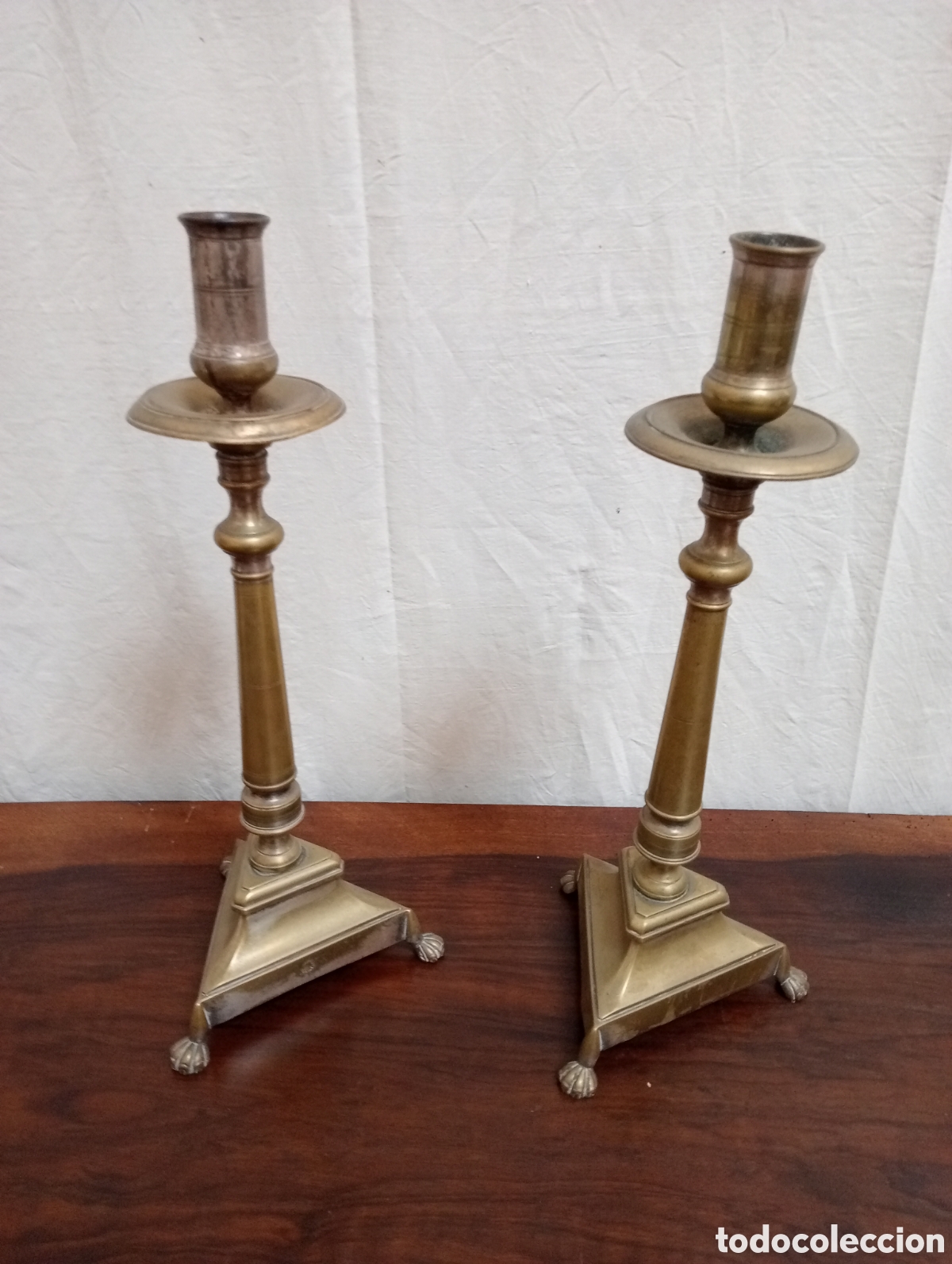 Antig&uuml;edades: Candelabros en bronce - Foto 1