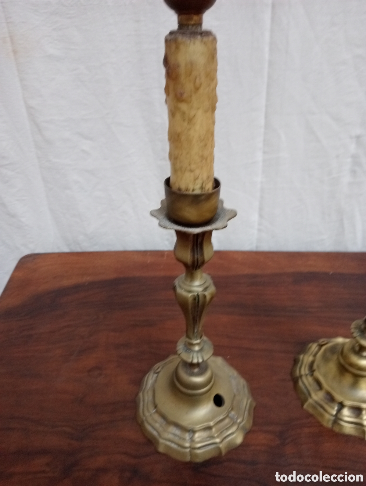 Antig&uuml;edades: Lamparas de bronce restaurar - Foto 2
