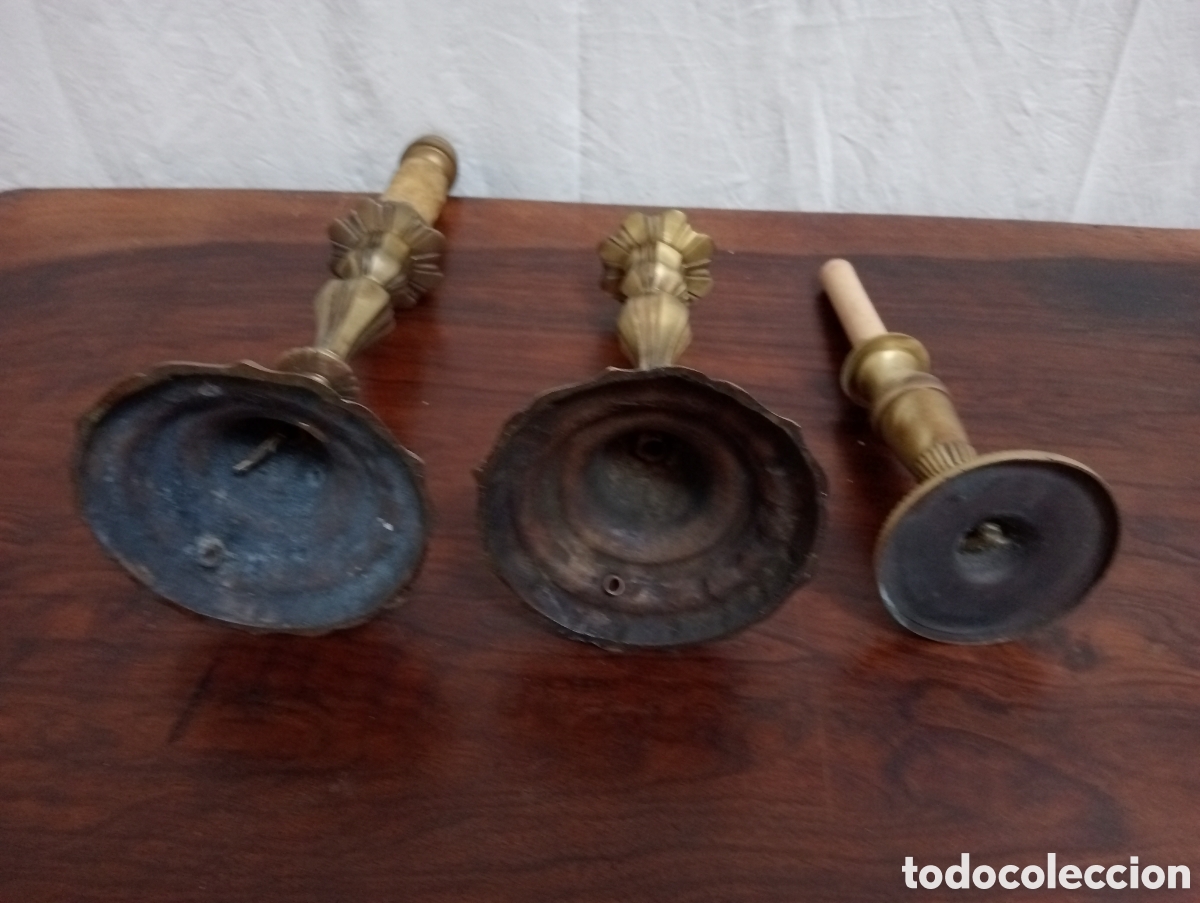 Antig&uuml;edades: Lamparas de bronce restaurar - Foto 5