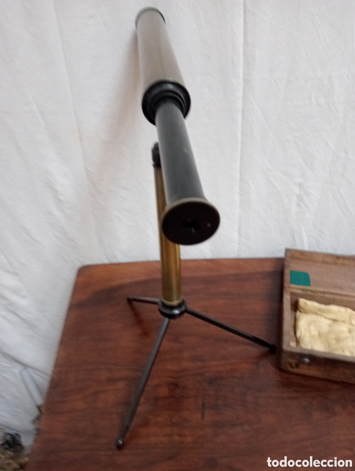 Antig&uuml;edades: Telescopio del XIX en lat&oacute;n - Foto 5