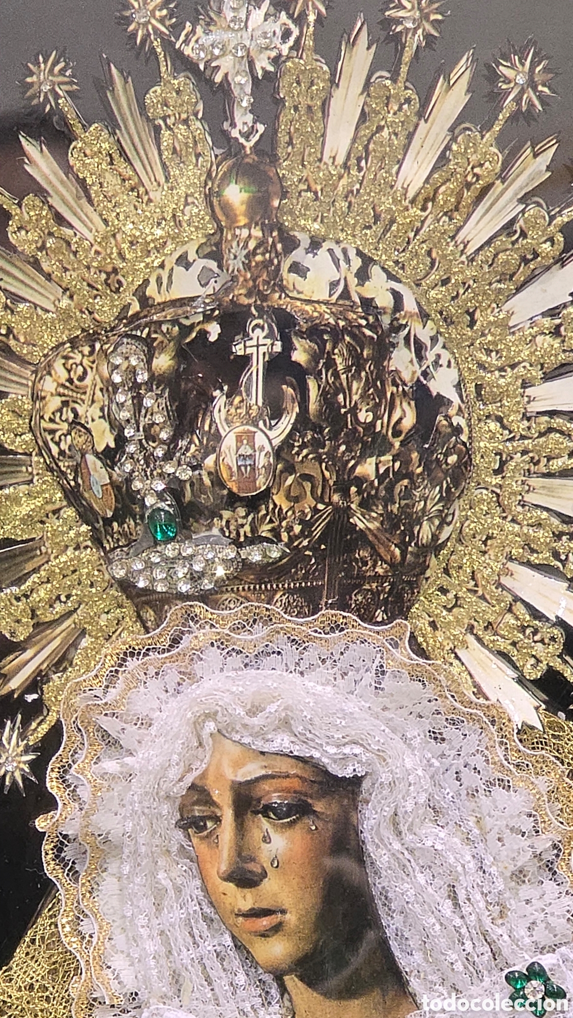Antig&uuml;edades: Cuadro Esperanza Macarena relieve con detalles - Foto 6