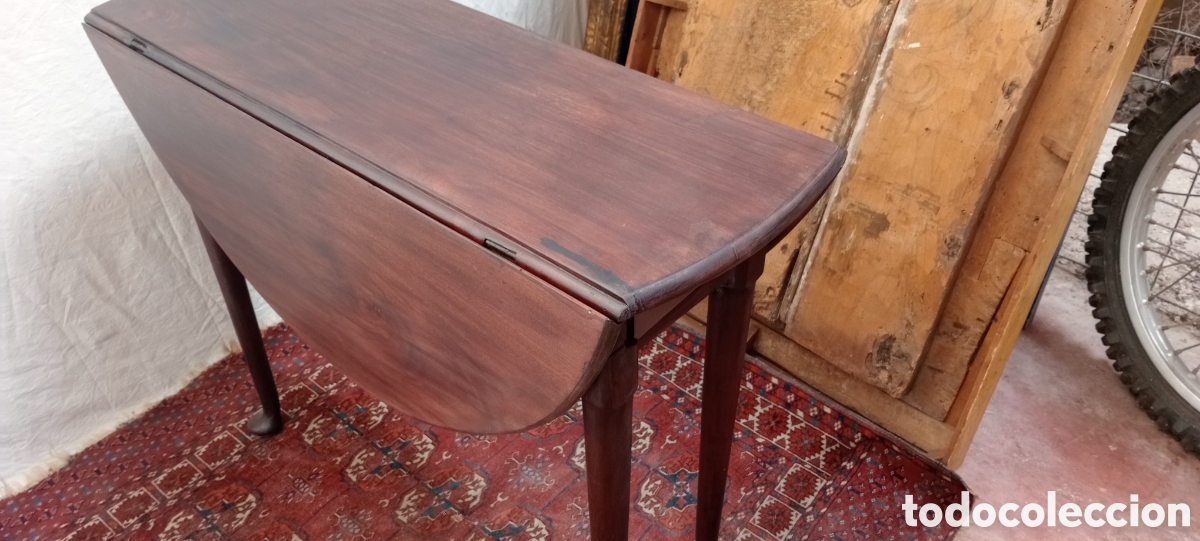 Antig&uuml;edades: Mesa Georgiana de caoba - Foto 2