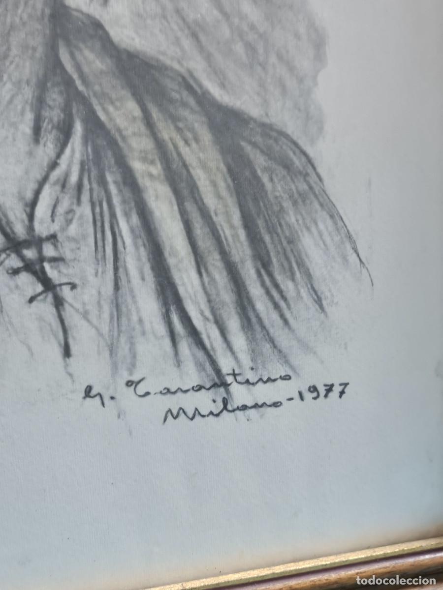 Antig&uuml;edades: cuadro religiosos pintado y dedicado - Foto 4