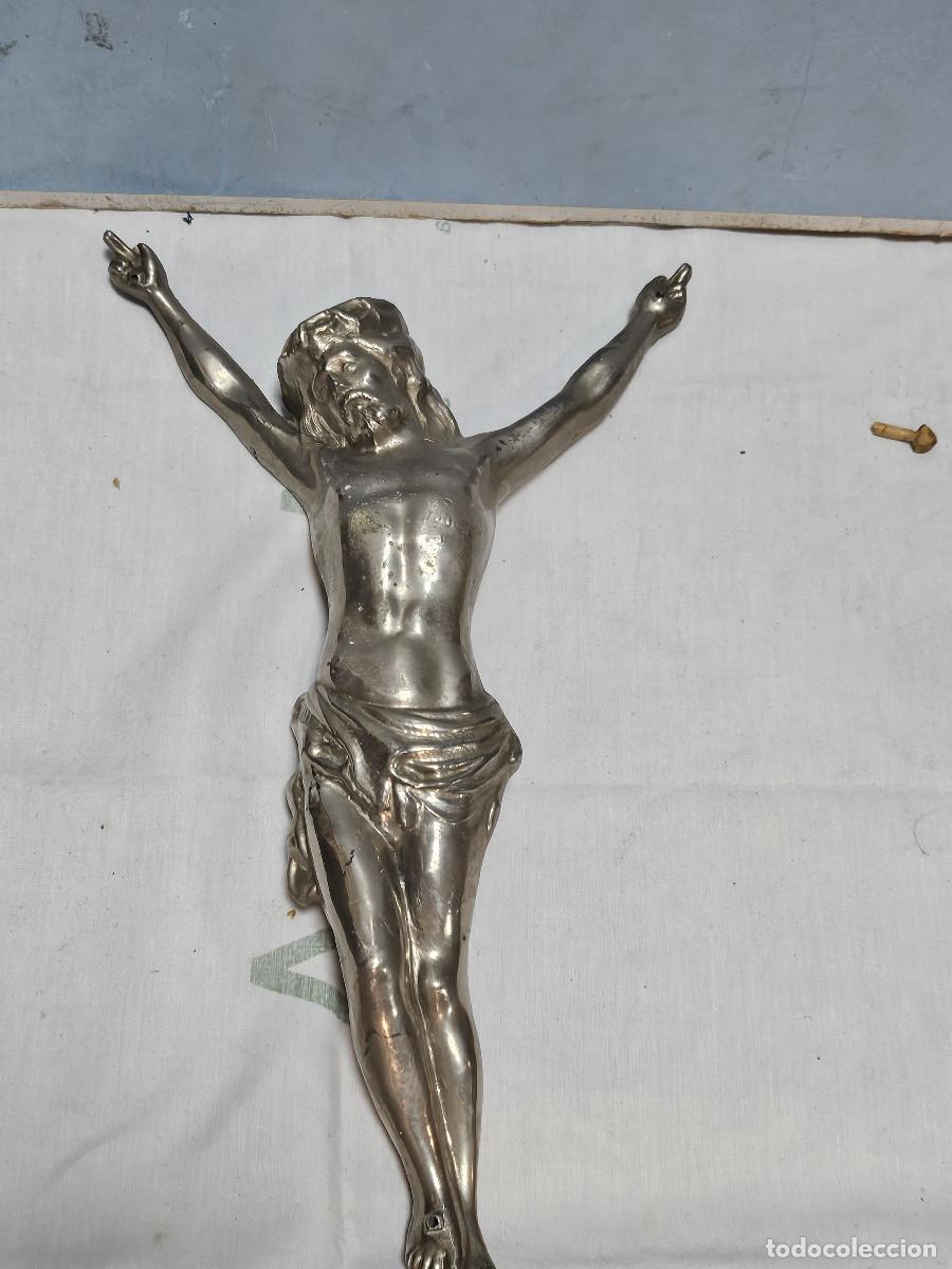 Antig&uuml;edades: cristo crucificado de plomo - Foto 1