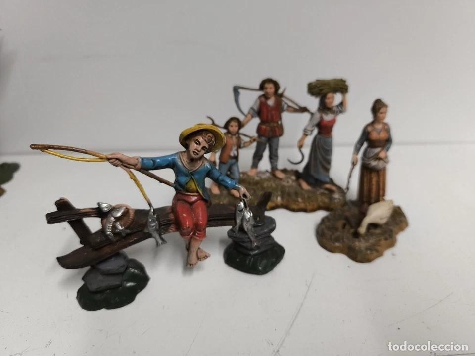 Antig&uuml;edades: Bel&eacute;n Figuras Ect Gran Lote - Foto 7