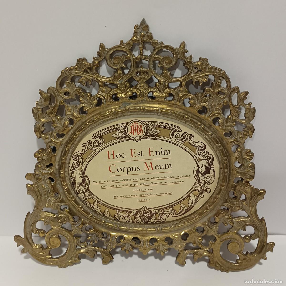 Antig&uuml;edades: SACRA BRONCE DORADO S XIX - Foto 1