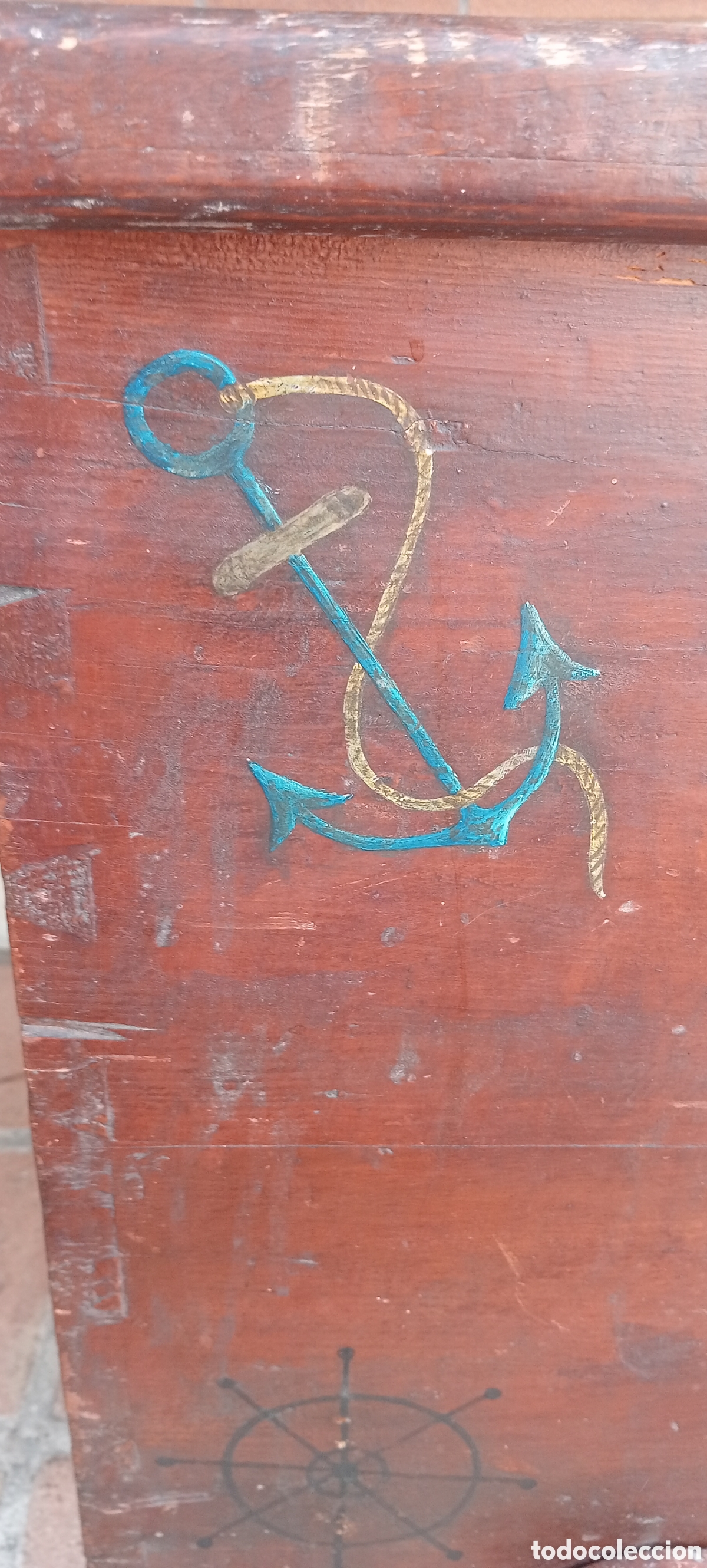 Antig&uuml;edades: Ba&uacute;l de Marino pintado a mano - Foto 6
