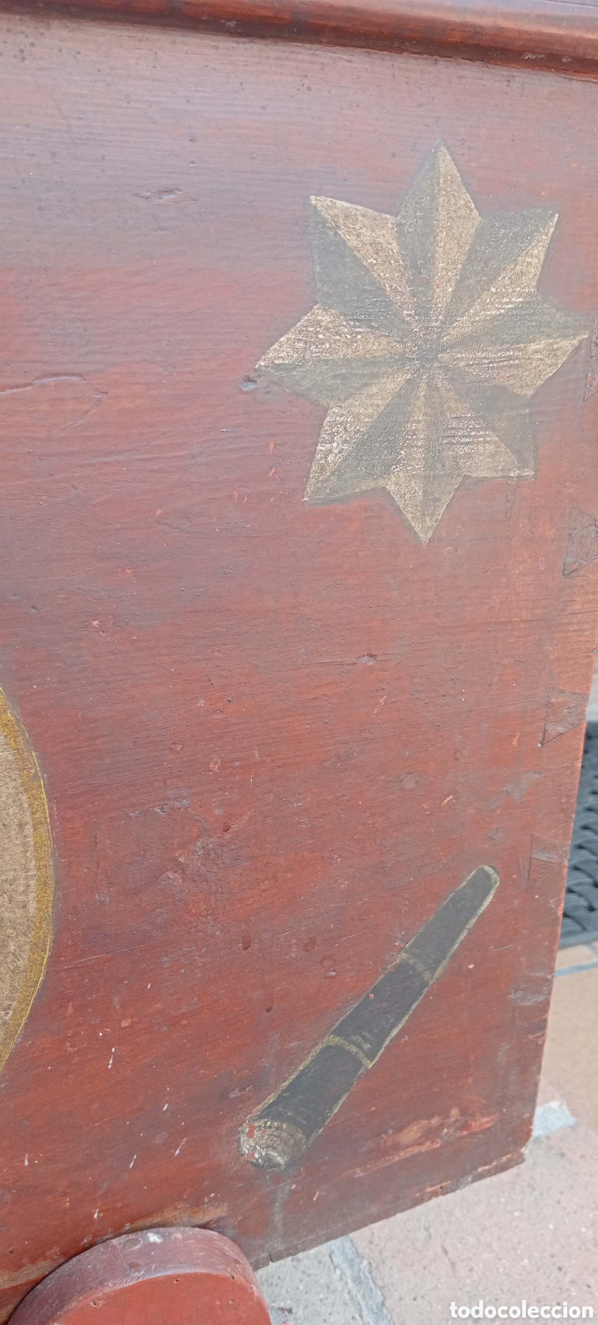 Antig&uuml;edades: Ba&uacute;l de Marino pintado a mano - Foto 7