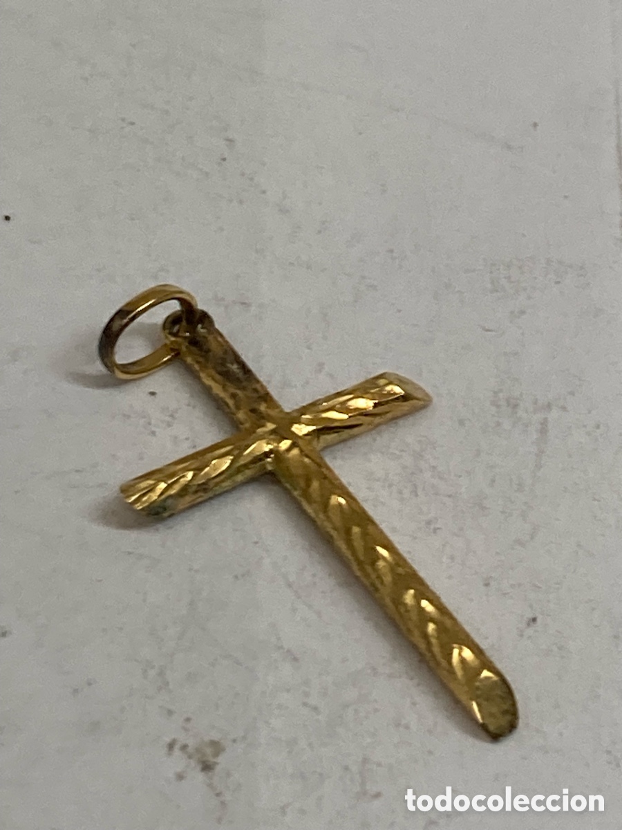 Antig&uuml;edades: Cruz de plata religiosa C475 - Foto 1