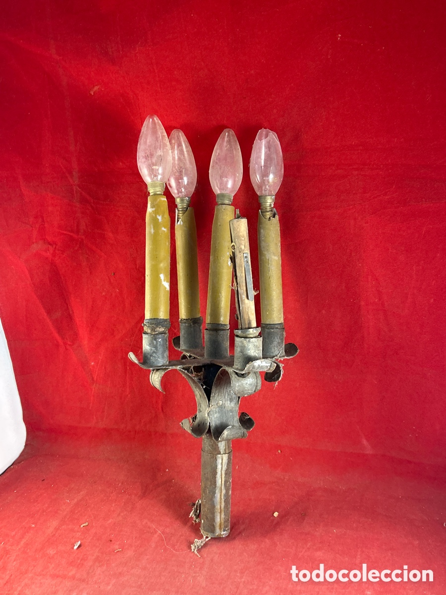 Antig&uuml;edades: Antiguo FAROL DE PIE - Foto 1