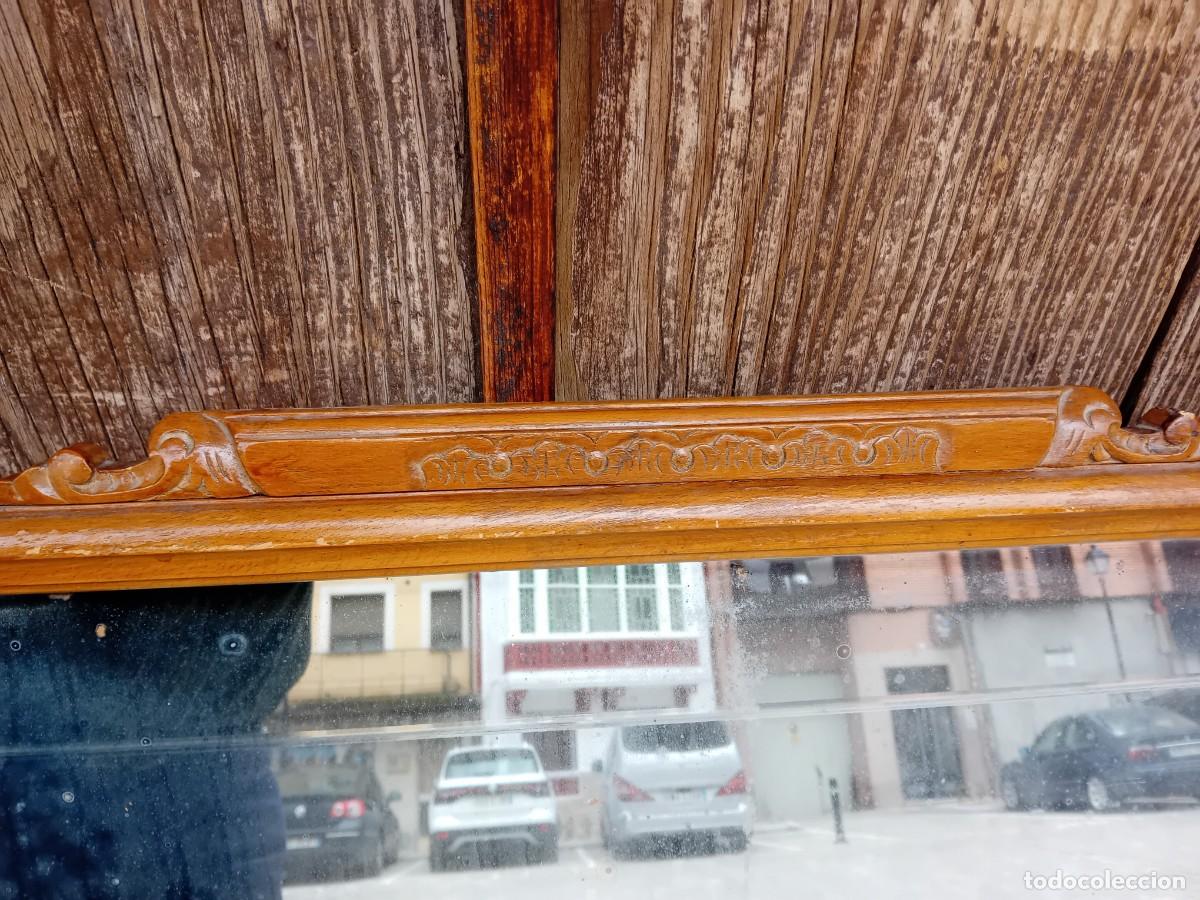 Antig&uuml;edades: Espejo con luna biselada d&eacute;cada de los 50/60 - Foto 6