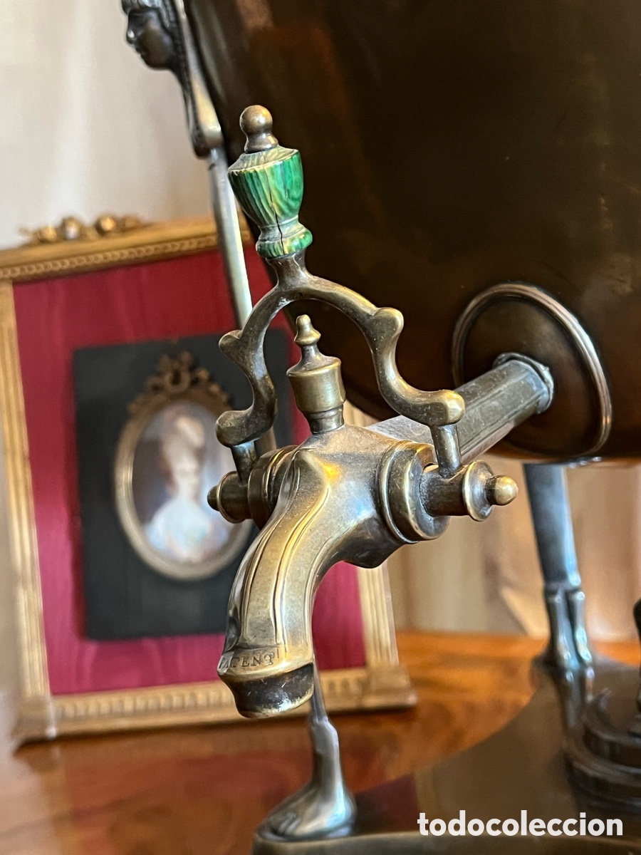 Antig&uuml;edades: Samovar de cobre franc&eacute;s. - Foto 2