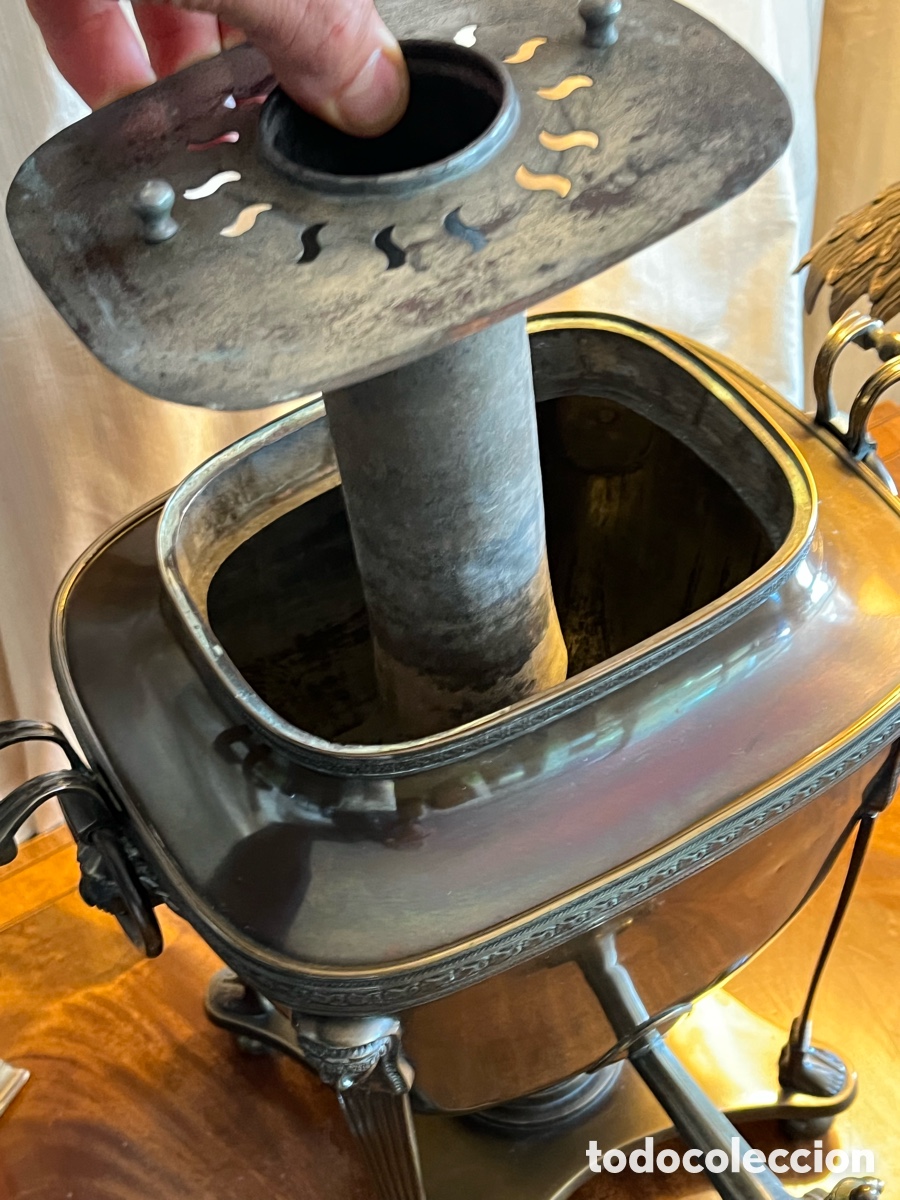 Antig&uuml;edades: Samovar de cobre franc&eacute;s. - Foto 8