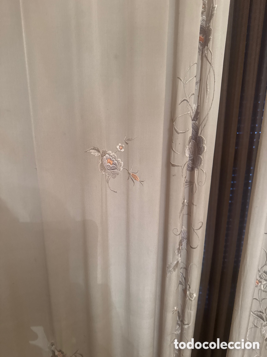 Antig&uuml;edades: Bonitas cortinas de de seda - Foto 2