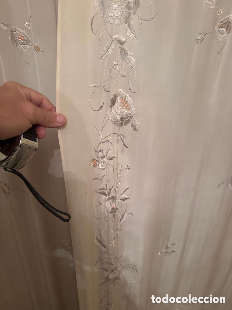 Antig&uuml;edades: Bonitas cortinas de de seda - Foto 3