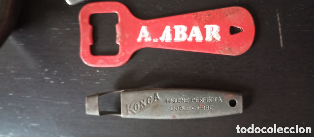 Antig&uuml;edades: Lote abrebotellas Vintage - Foto 2