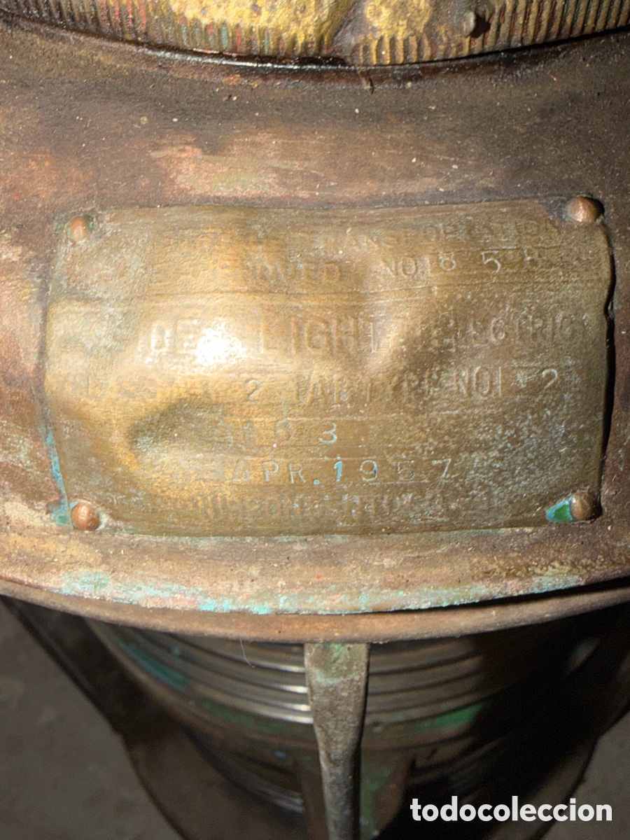 Antig&uuml;edades: Farol Mar&iacute;timo El&eacute;ctrico - Foto 4
