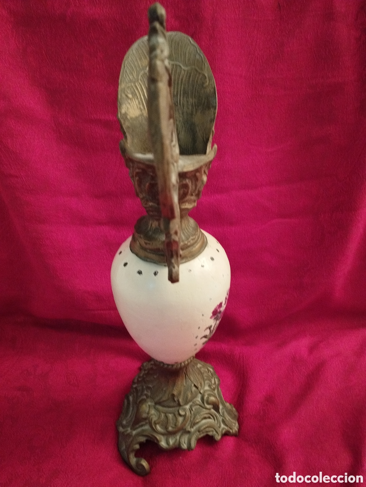 Antig&uuml;edades: &Aacute;nfora antigua bronce ornamentado. - Foto 9