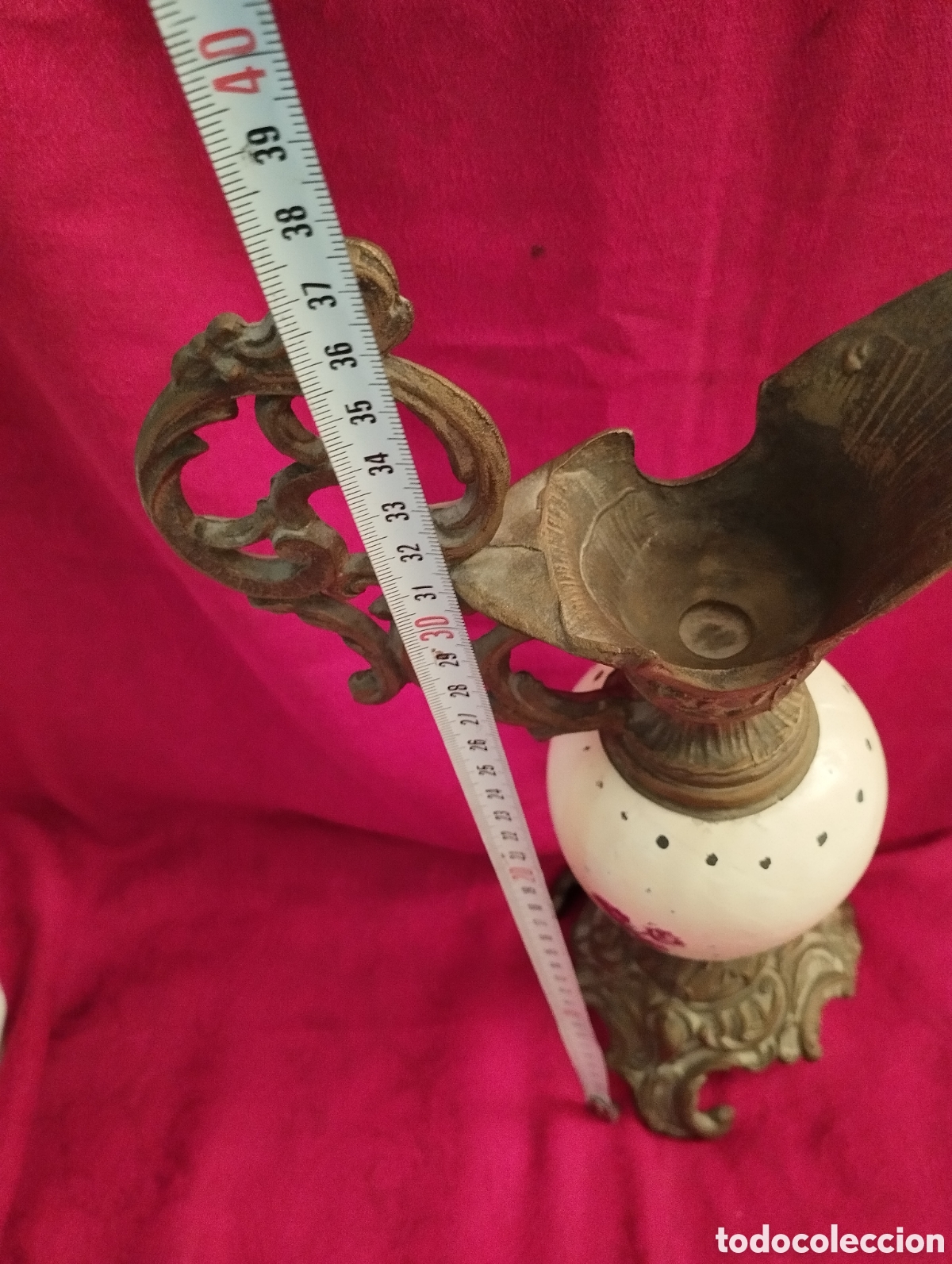 Antig&uuml;edades: &Aacute;nfora antigua bronce ornamentado. - Foto 11