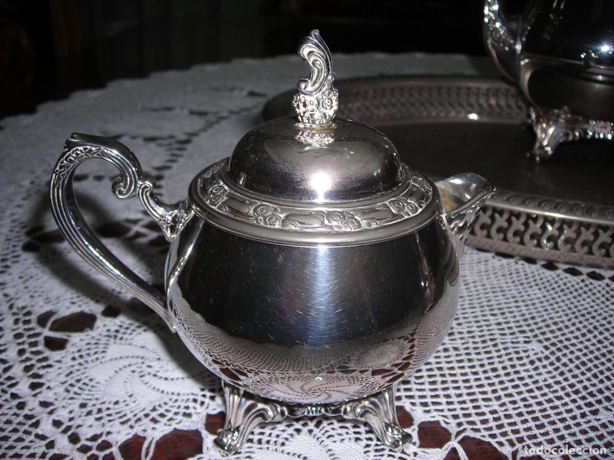 Antig&uuml;edades: JUEGO DE CAFE &rdquo;ONEIDA SILVERSMITHS&rdquo; (USA) - Foto 4