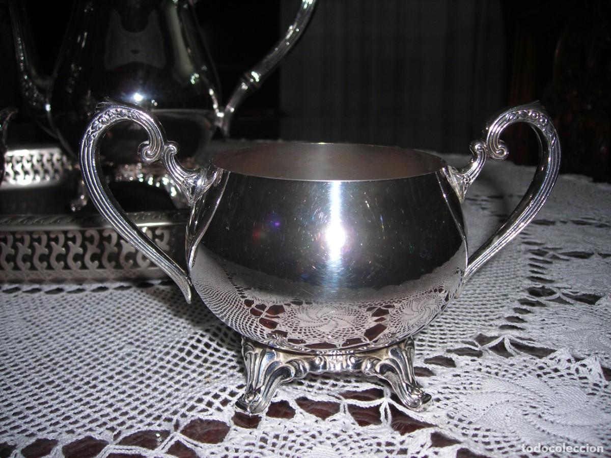 Antig&uuml;edades: JUEGO DE CAFE &rdquo;ONEIDA SILVERSMITHS&rdquo; (USA) - Foto 5