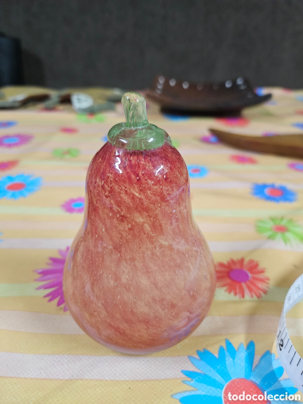 Antig&uuml;edades: Pera de cristal de murano soplada a mano - Foto 1