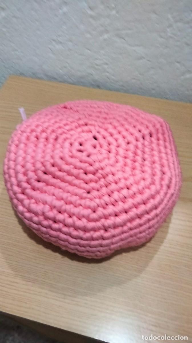 Antig&uuml;edades: bonito cesto de crochet - Foto 3