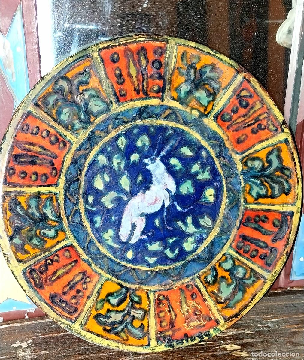 Antig&uuml;edades: Plato cer&aacute;mica Daniel Zuloaga - Foto 1
