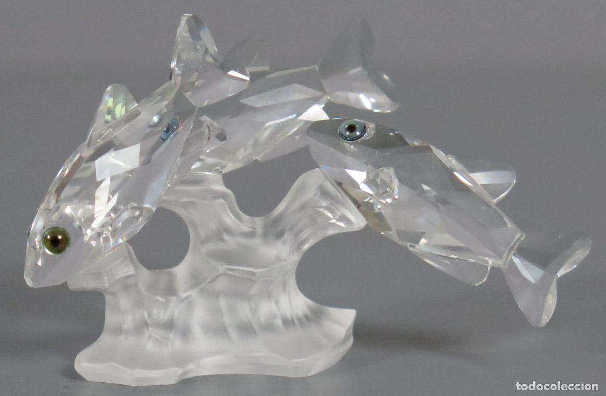 Antig&uuml;edades: PECES 171709 . SWAROVSKI - Foto 1
