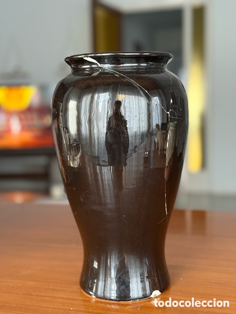 Antig&uuml;edades: Jarr&oacute;n de cer&aacute;mica negro - Foto 2