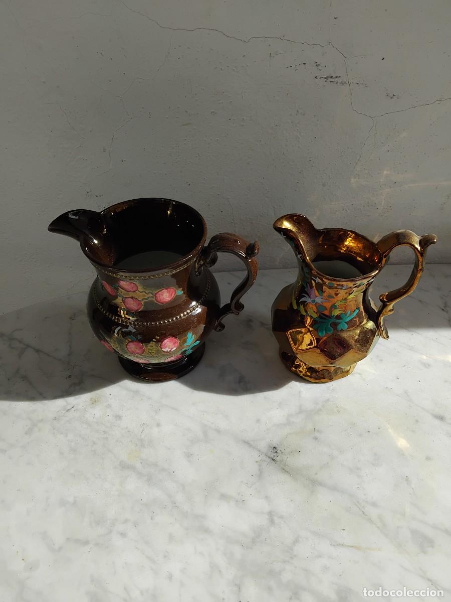 Antig&uuml;edades: DOS JARRAS DE REFLEJOS ( BRISTOL ) - Foto 3