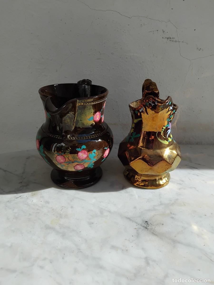 Antig&uuml;edades: DOS JARRAS DE REFLEJOS ( BRISTOL ) - Foto 4