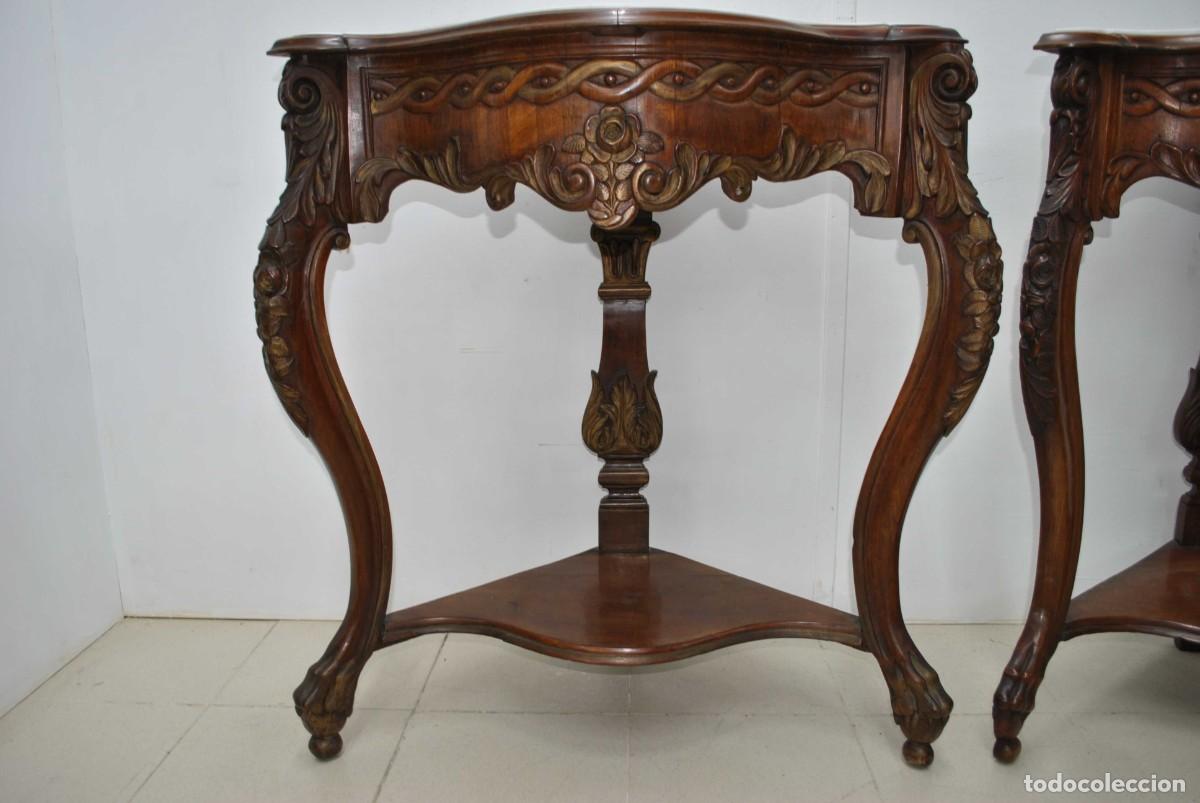 Antig&uuml;edades: CONSOLA ANTIGUA ESQUINERA RINCONERA - Foto 1