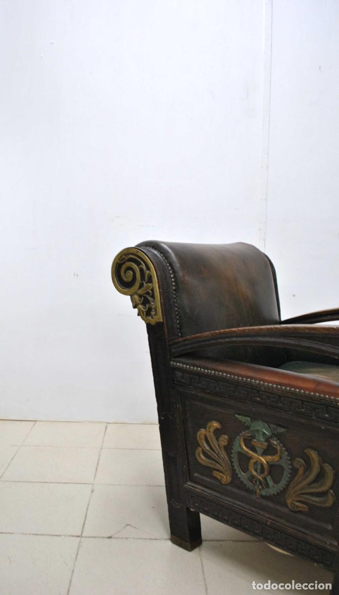 Antig&uuml;edades: SILL&Oacute;N ANTIGUO DE FARMACIA - Foto 3