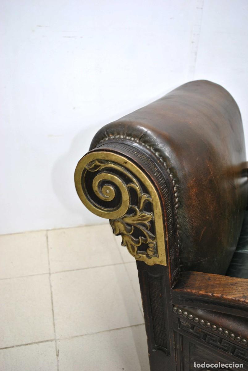 Antig&uuml;edades: SILL&Oacute;N ANTIGUO DE FARMACIA - Foto 4