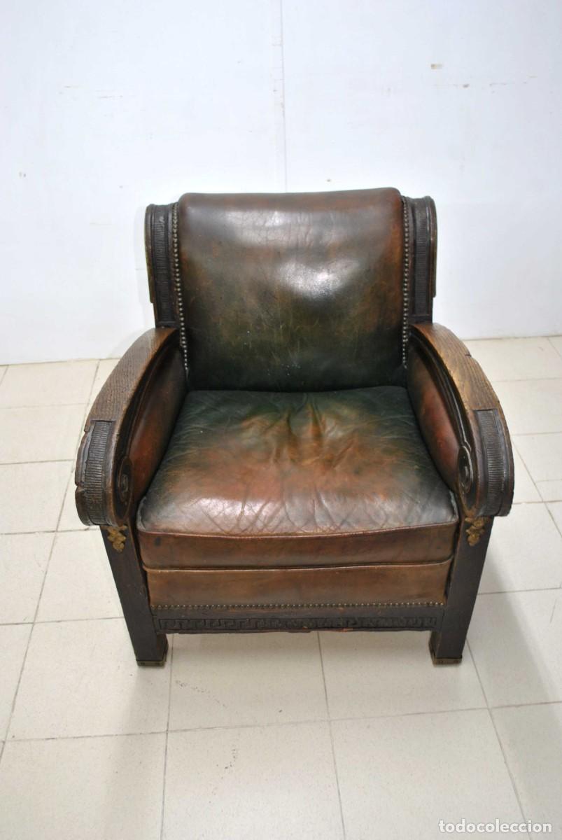 Antig&uuml;edades: SILL&Oacute;N ANTIGUO DE FARMACIA - Foto 5