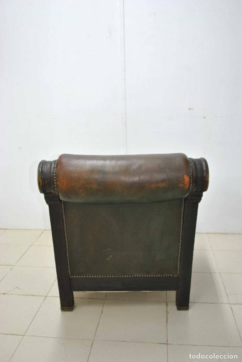 Antig&uuml;edades: SILL&Oacute;N ANTIGUO DE FARMACIA - Foto 9