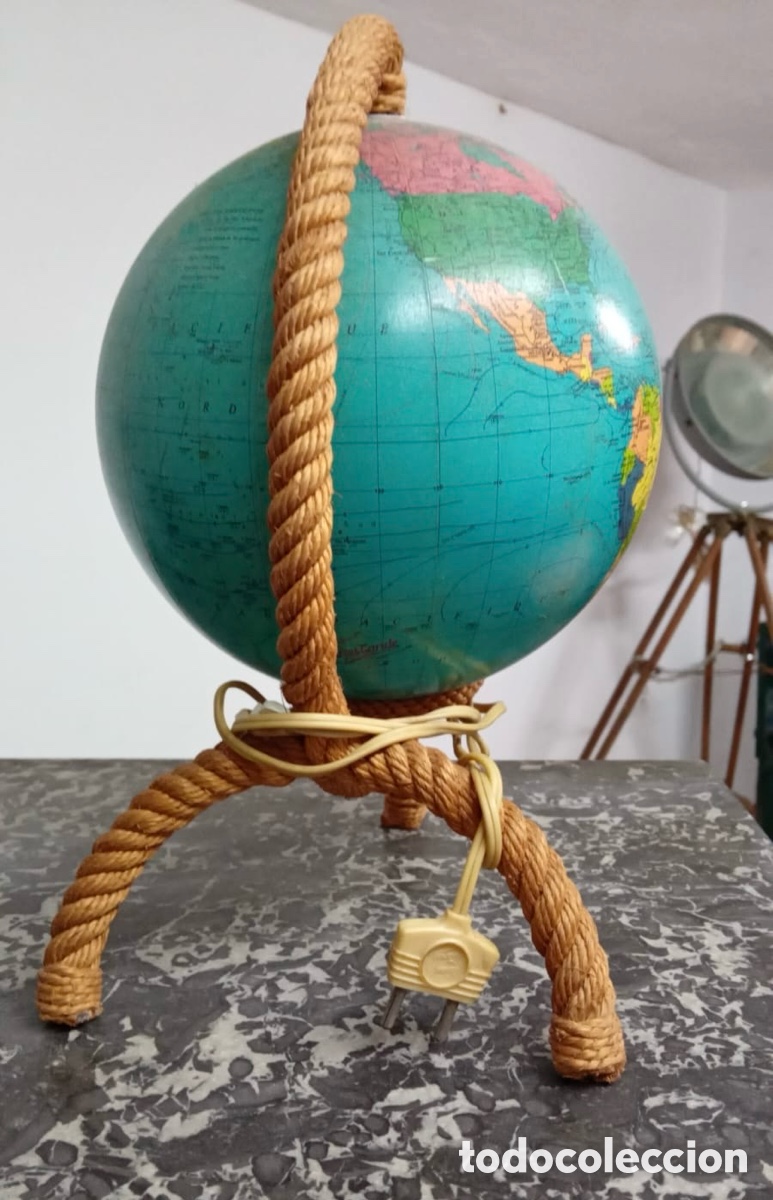 Antig&uuml;edades: L&aacute;mpara de globo terr&aacute;queo - Foto 2