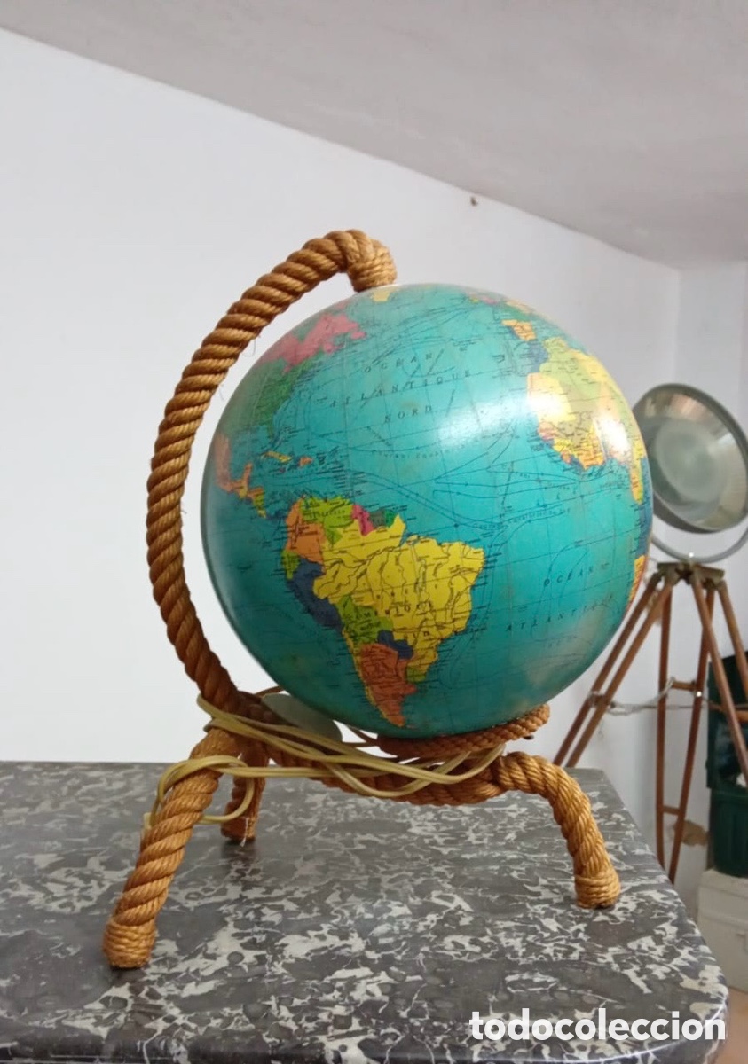 Antig&uuml;edades: L&aacute;mpara de globo terr&aacute;queo - Foto 1