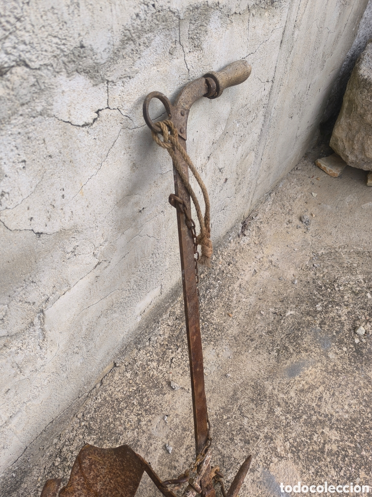 Antig&uuml;edades: Arado catal&aacute;n antiguo &oacute;xido superficial - Foto 3