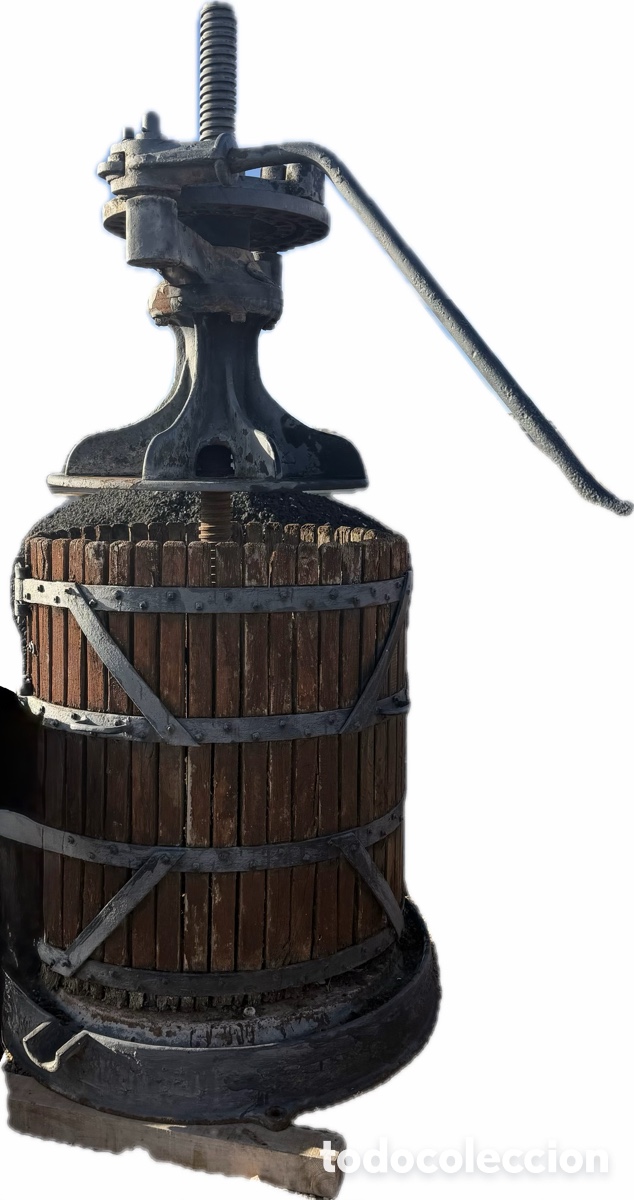 Antig&uuml;edades: FANTASTICA PRENSA DE VINO - Foto 1