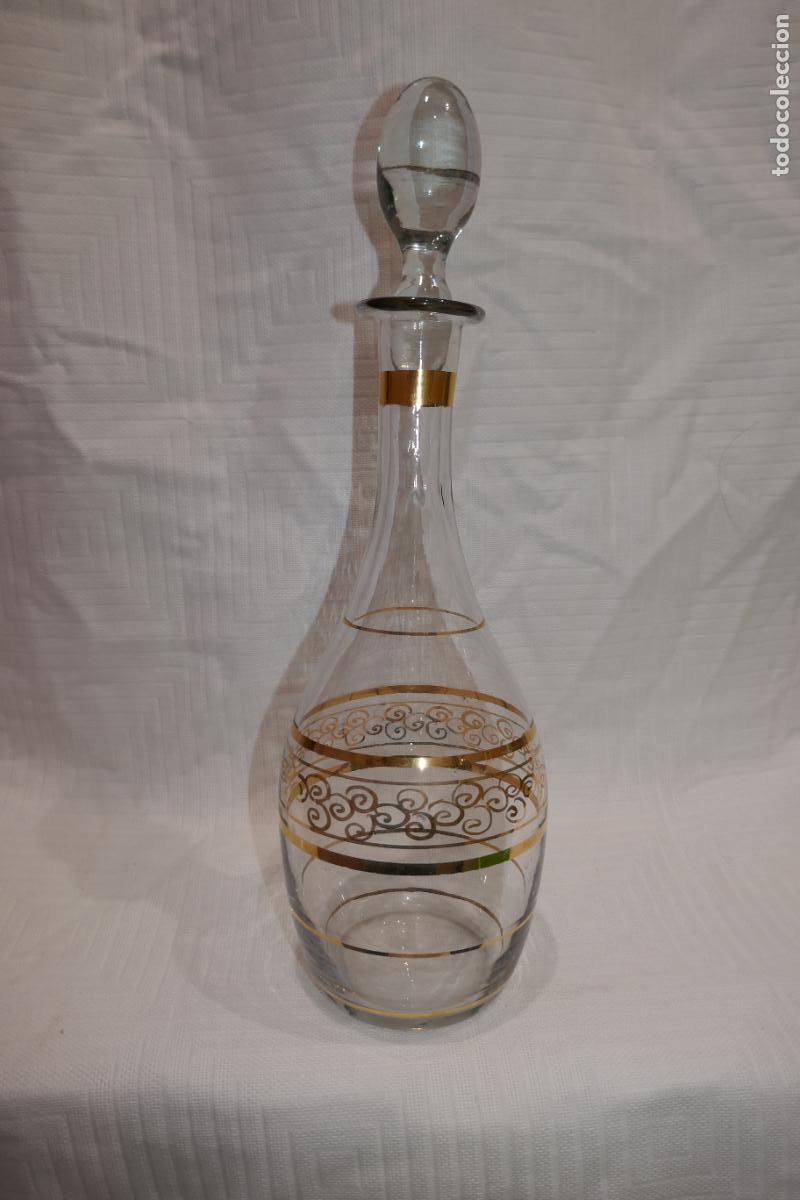 Antig&uuml;edades: BOTELLA EN CRISTAL DE LA &iquest;LA GRANJA? - Foto 1