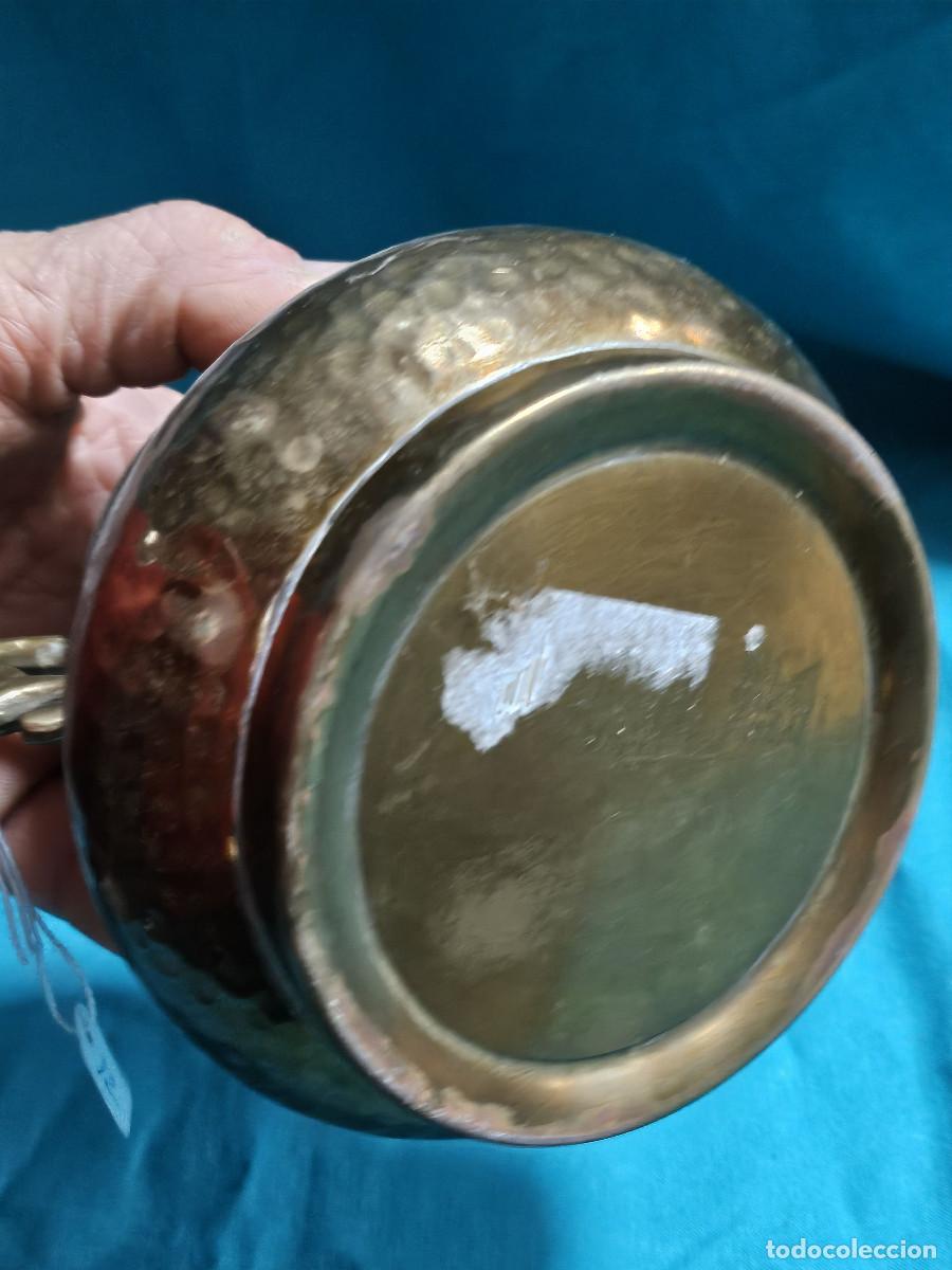 Antig&uuml;edades: azucarero de metal antiguo - Foto 4