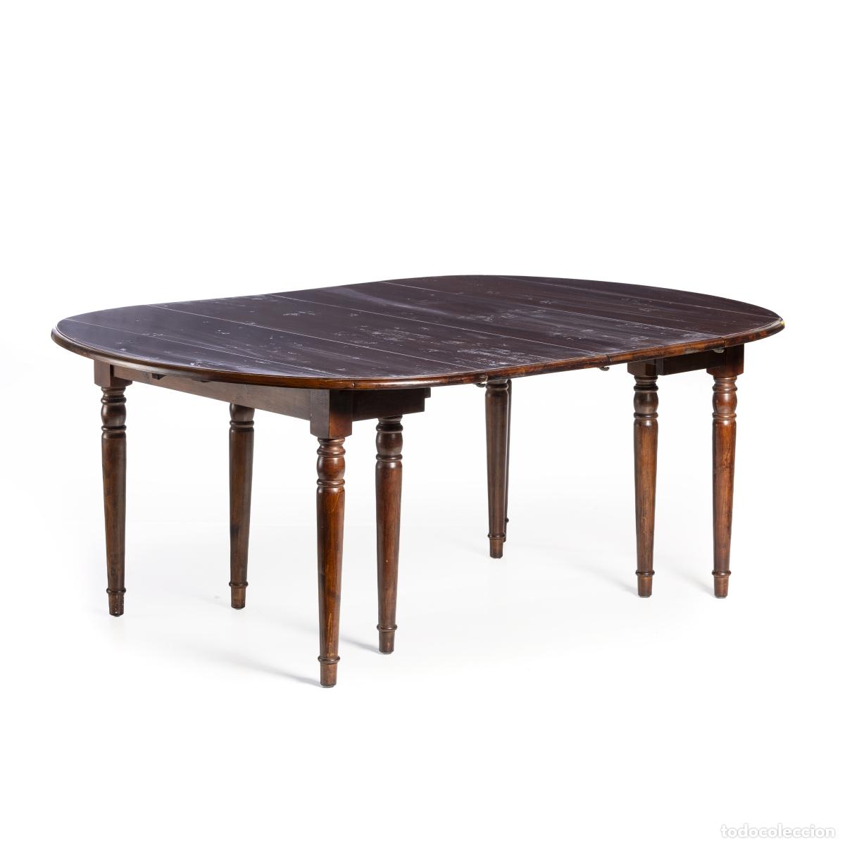 Antig&uuml;edades: Mesa de comedor - siglo XIX - Foto 1