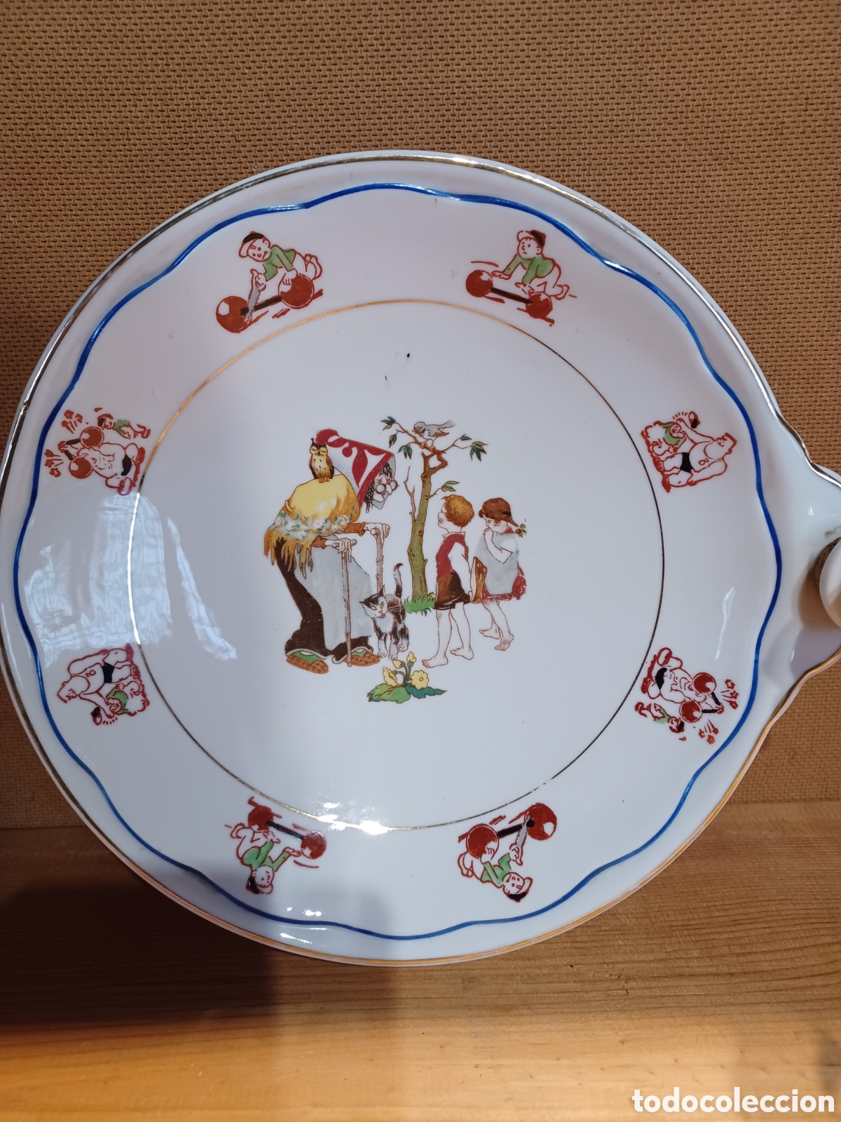 Antig&uuml;edades: Plato termo infantil. - Foto 2