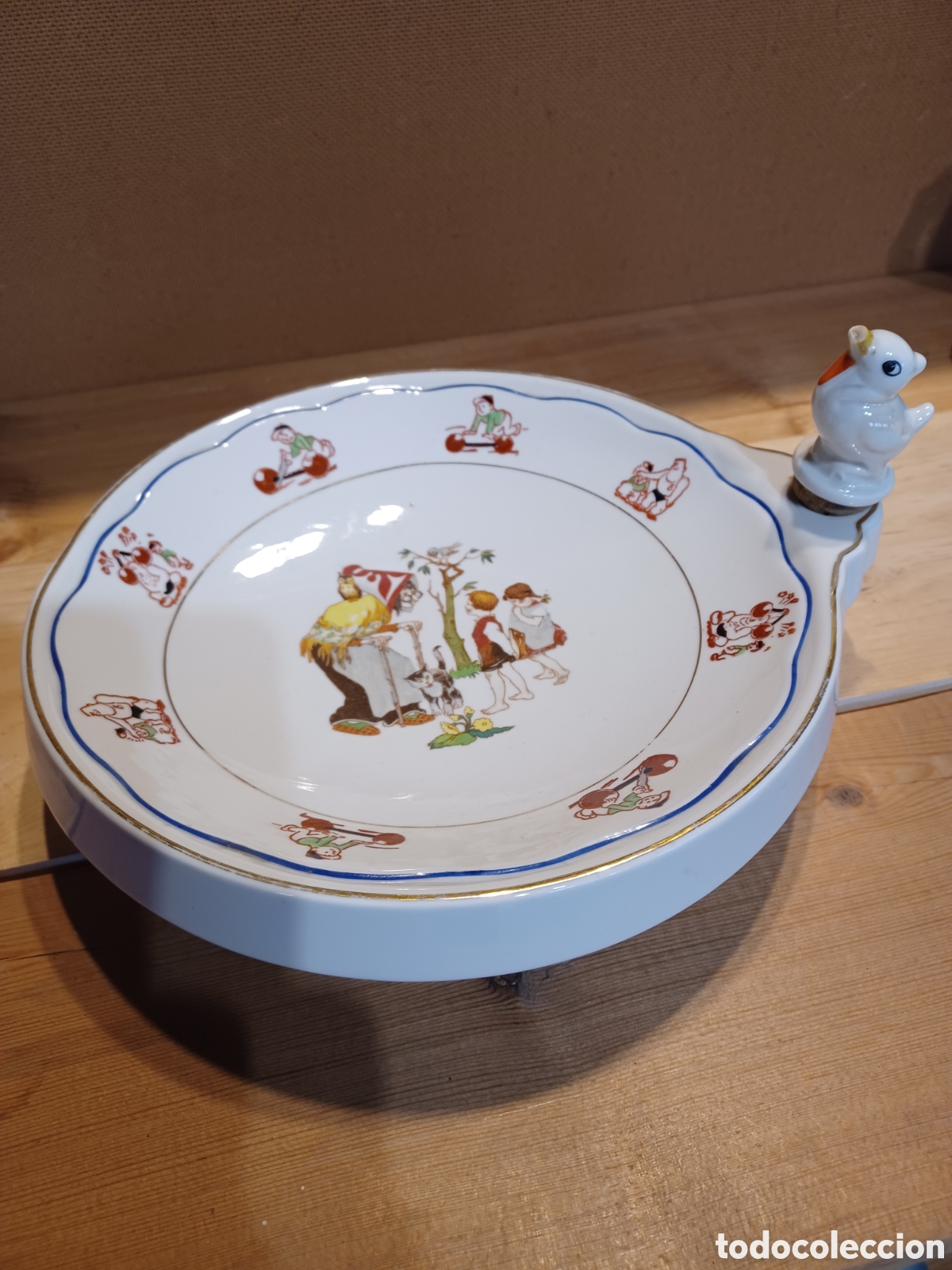 Antig&uuml;edades: Plato termo infantil. - Foto 1