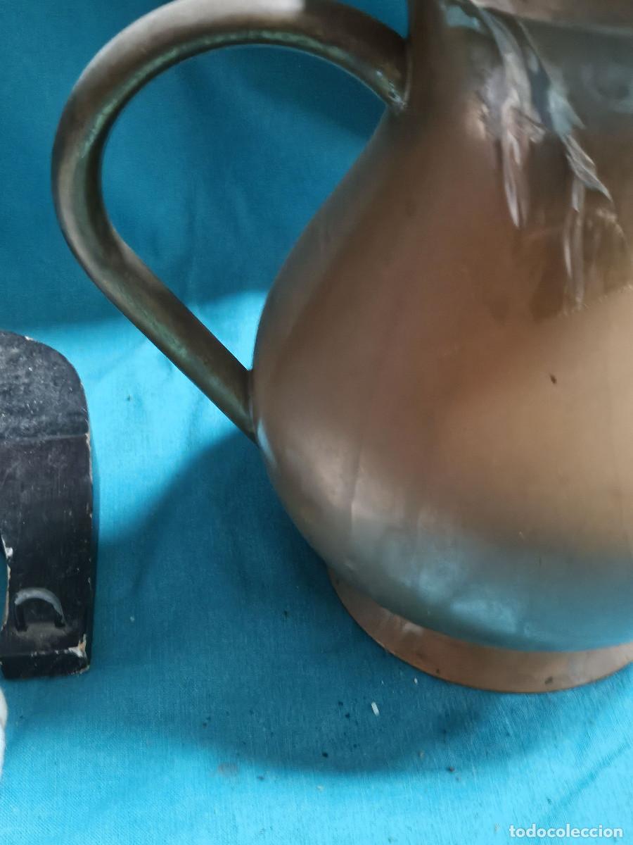 Antig&uuml;edades: tetera de cobre antigua rustica - Foto 3