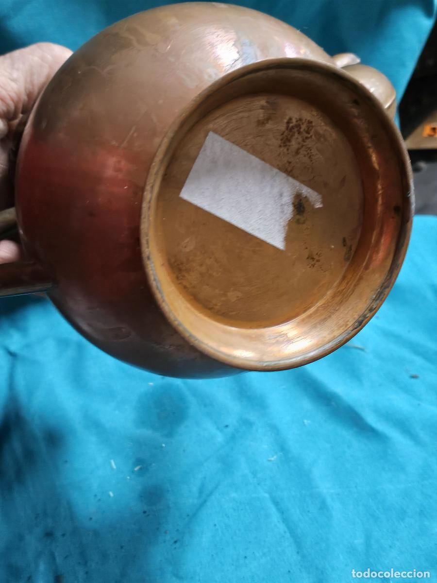 Antig&uuml;edades: tetera de cobre antigua rustica - Foto 5